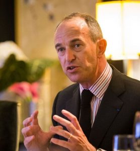 Jean-Guillaume Prats, president of Moet Hennessy's wine division.