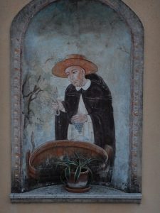 Art from the cellars of Ca dei Frati. (Photo by Steve Jankowski)