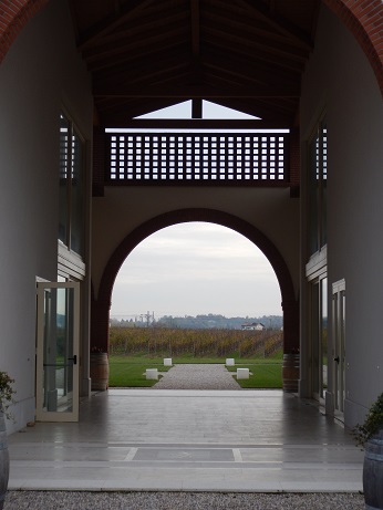 A view of Lugana's vineyards from the Le Morette winery. (Photo by Steve Jankowski)
